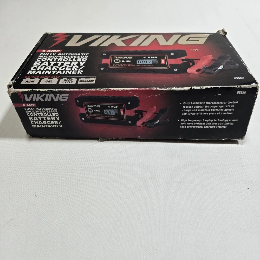 Viking‎ 63350 4 Amp Fully Automatic Microprocessor Controlled Battery Charger